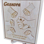 Bord - Grandpa, to the world you are one person, but to us you are the world!