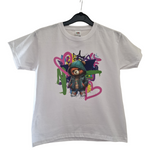 T-shirt - Beer met graffiti