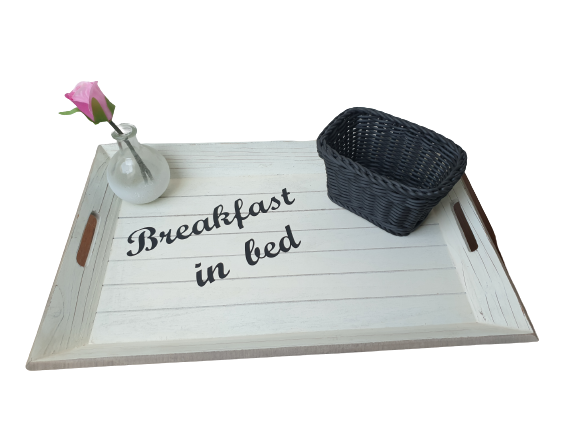 Dienblad "Breakfast in bed"