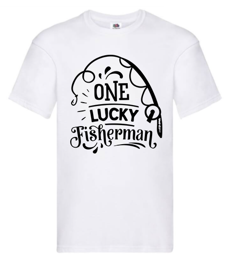 T-shirt - One lucky fisherman