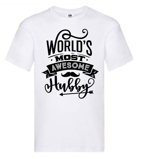 T-shirt - World's most awesome hubby