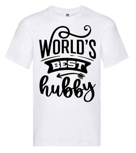 T-shirt - World's best hubby